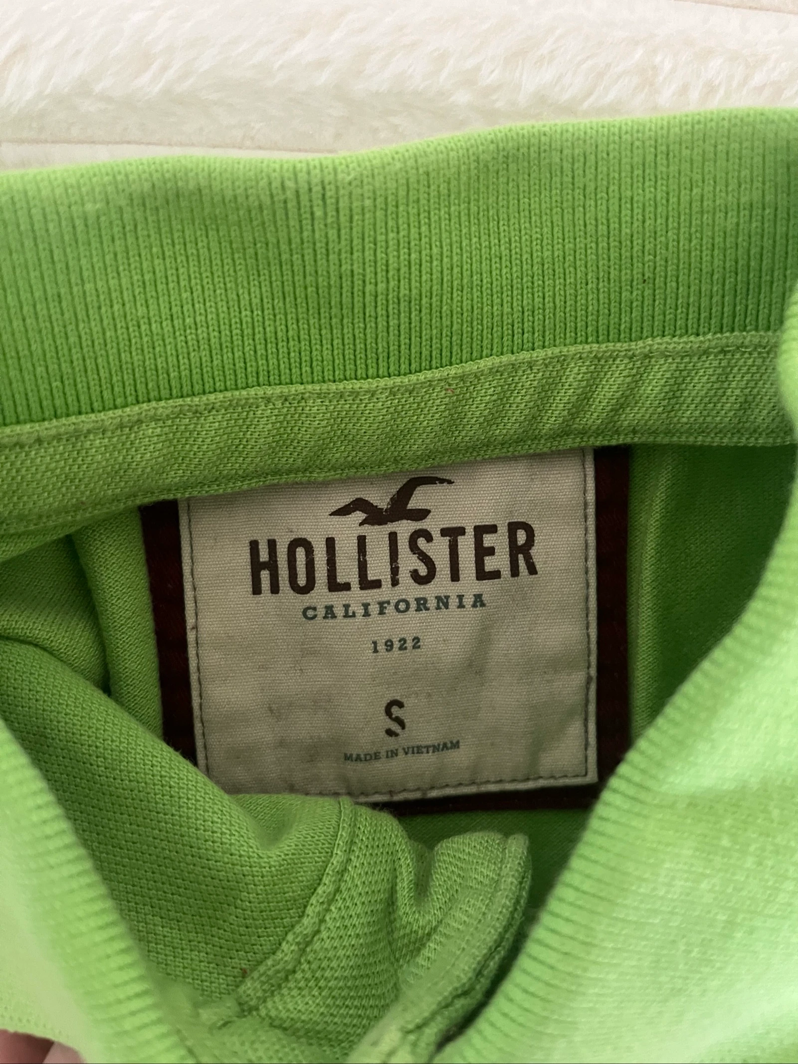 Polo Hollister Vert Pomme - Maat S - Zeer Goede Staat – photo 4